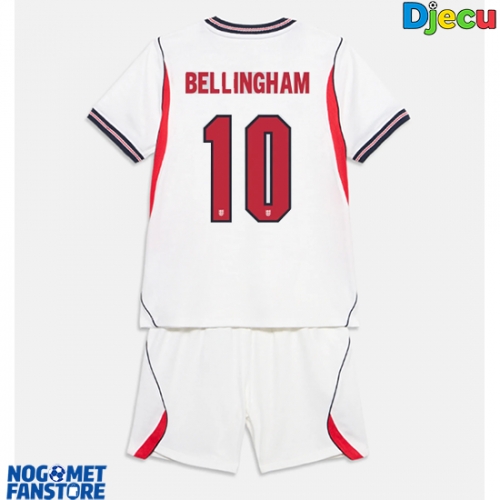Engleska Jude Bellingham #10 Domaci Dres za djecu SP 2026 Kratak Rukav (+ Kratke hlače)